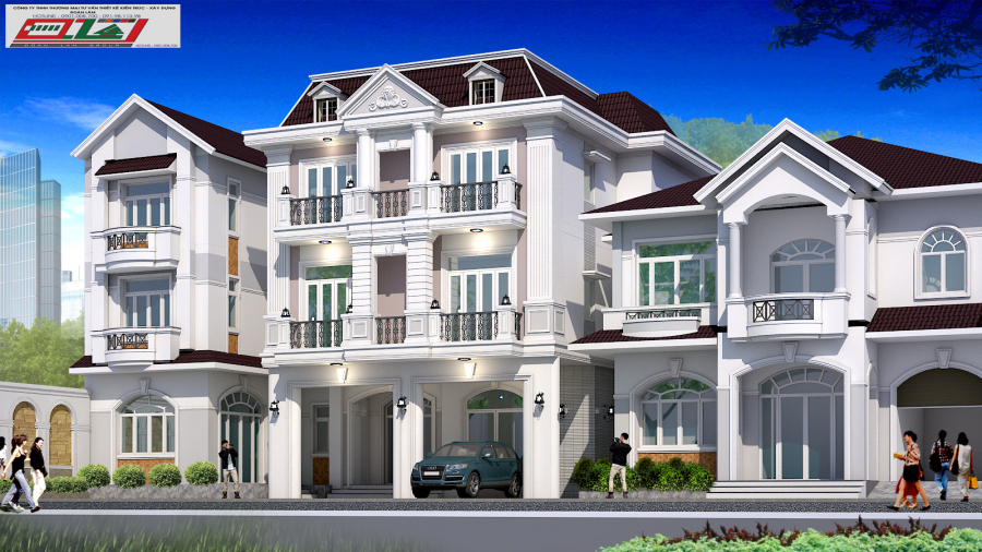 Làng Biệt Thự KDC 9 TP.Cần Thơ - Mẫu 01
